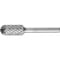 Pferd Carbide Bur - Cylind. (radius end), OMNI cut - 1/2" x 1" x 1/4" Shank - SC-5 L6 28017 - alternate 1